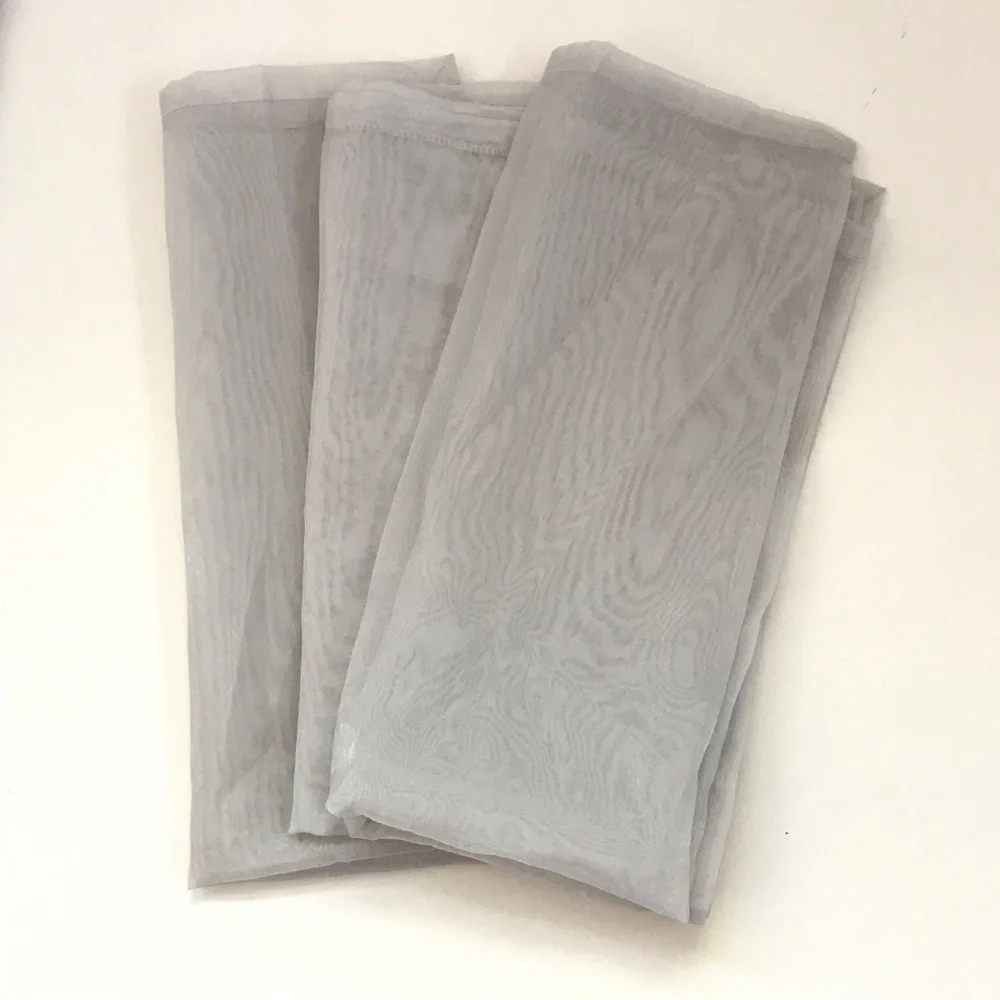 PIER 1 Napkins Silver Organza Sheer Set of 8